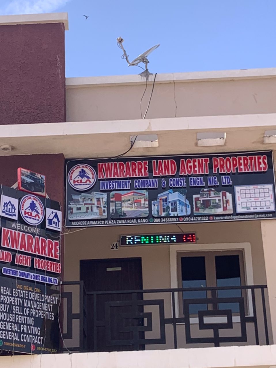 Office handshake and team meeting at Kwararre Land Agent